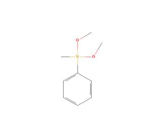 Dimethoxymethylphenylsilane (CAS 3027-21-2) - chemical structure image