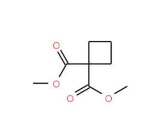 Dimethyl 1,1-cyclobutanedicarboxylate (CAS 10224-72-3) - chemical structure image