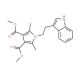 dimethyl 1-[2-(1H-indol-3-yl)ethyl]-2,5-dimethyl-1H-pyrrole-3,4-dicarboxylate - chemical structure image