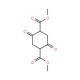Dimethyl 1,4-cyclohexanedione-2,5-dicarboxylate (CAS 6289-46-9) - chemical structure image
