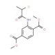 Dimethyl 2-[(2-chloropropanoyl)amino]terephthalate - chemical structure image