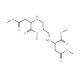 Dimethyl 2-[(3-{[3-methoxy-1-(methoxycarbonyl)-3-oxopropyl]amino}propyl)amino]succinate - chemical structure image