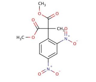 Dimethyl 2-(2,4-dinitrophenyl)-2-methylmalonate - chemical structure image