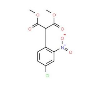 Dimethyl 2-(4-chloro-2-nitrophenyl)malonate (CAS 147124-32-1) - chemical structure image