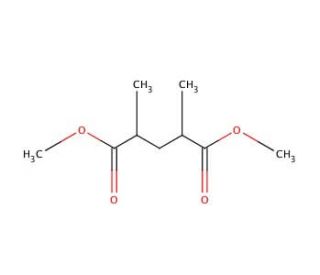 Dimethyl 2,4-dimethylglutarate (CAS 2121-68-8) - chemical structure image