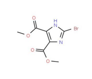 Dimethyl 2-bromo-1H-imidazole-4,5-dicarboxylate (CAS 705280-65-5) - chemical structure image