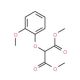 Dimethyl 2-Methoxyphenoxymalonate (CAS 150726-89-9) - chemical structure image