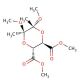 Dimethyl (2R,3R,5R,6R)-dimethoxy-5,6-dimethyl-1,4-dioxane-2,3-dicarboxylate (CAS 181586-74-3) - chemical structure image