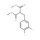 Dimethyl (3,4-difluorobenzyl)malonate - chemical structure image