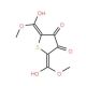 dimethyl 3,4-dihydroxythiophene-2,5-dicarboxylate (CAS 58416-04-9) - chemical structure image