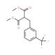 Dimethyl (3-trifluoromethylbenzyl)malonate - chemical structure image