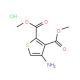 Dimethyl 4-aminothiophene-2,3-dicarboxylate hydrochloride 的分子结构, CAS编号: 121071-71-4 Dimethyl 4-aminothiophene-2,3-dicarboxylate hydrochloride (CAS 121071-71-4) - chemical structure image
