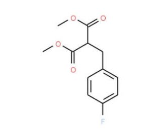 Dimethyl (4-fluorobenzyl)malonate (CAS 252938-22-0) - chemical structure image