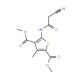 Dimethyl 5-[(cyanoacetyl)amino]-3-methylthiophene-2,4-dicarboxylate - chemical structure image