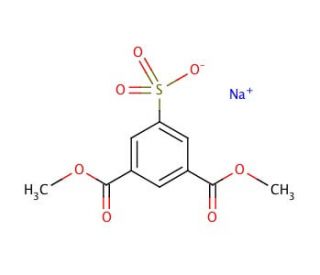 Dimethyl 5-sulfoisophthalate sodium salt (CAS 3965-55-7) - chemical structure image
