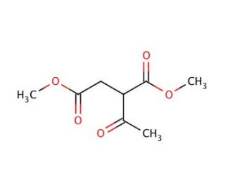 Dimethyl acetylsuccinate (CAS 10420-33-4) - chemical structure image
