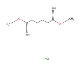 Dimethyl adipimidate dihydrochloride (CAS 14620-72-5) - chemical structure image