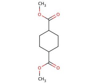 Dimethyl cyclohexane-1,4-dicarboxylate, mixture of cis and trans (CAS 94-60-0) - chemical structure image
