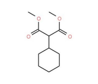 Dimethyl cyclohexylmalonate (CAS 49769-76-8) - chemical structure image