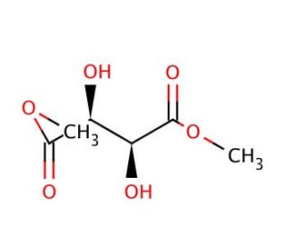 (&minus;)-Dimethyl D-tartrate (CAS 13171-64-7) - chemical structure image