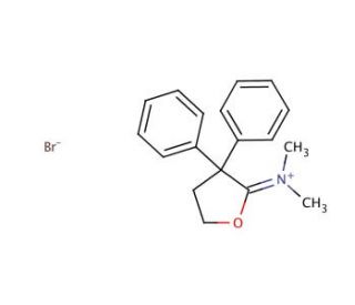 Dimethyl-d6-(tetrahydro-3,3-diphenyl-2-furylidene)ammonium Bromide - chemical structure image
