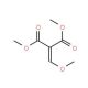 Dimethyl methoxymethylenemalonate (CAS 22398-14-7) - chemical structure image