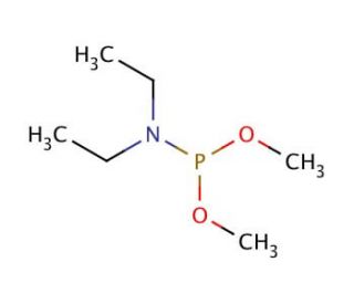 Dimethyl N,N-Diethylphosphoramidite (CAS 20621-25-4) - chemical structure image