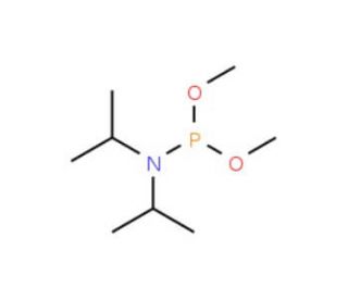Dimethyl N,N-Diisopropylphosphoramidite (CAS 122194-07-4) - chemical structure image