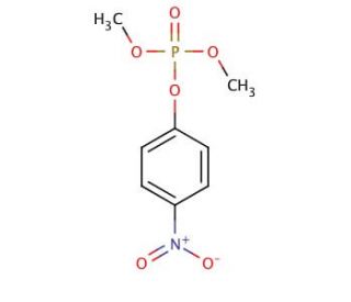 Dimethyl p-nitrophenylphosphate (CAS 950-35-6) - chemical structure image