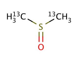 Dimethyl sulfoxide-13C2 (CAS 136321-15-8) - chemical structure image