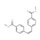Dimethyl trans-stilbene-4,4′-dicarboxylate (CAS 34541-73-6) - chemical structure image