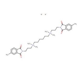 Dimethyl-W84 dibromide (CAS 402475-33-6) - chemical structure image