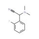 (Dimethylamino)(2-fluorophenyl)acetonitrile - chemical structure image