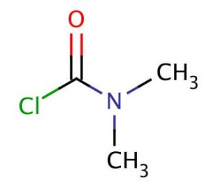 Dimethylcarbamyl chloride (CAS 79-44-7) - chemical structure image