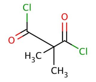 Dimethylmalonyl chloride (CAS 5659-93-8) - chemical structure image
