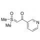 Dimethylsulfoxonium-3-(pyridoyl)methylide (CAS 2218518-58-0) - chemical structure image
