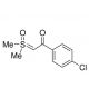 Dimethylsulfoxonium-4-(chloro)benzoylmethylide (CAS 676486-15-0) - chemical structure image
