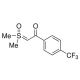 Dimethylsulfoxonium-4-(trifluoromethyl)benzoylmethylide (CAS 2118974-83-5) - chemical structure image