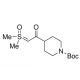 Dimethylsulfoxonium-(N-Boc(4-piperidinecarbonoyl)methylide (CAS 2135471-18-8) - chemical structure image