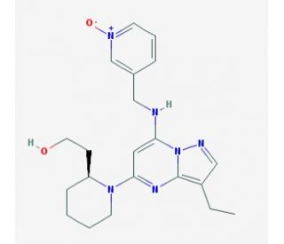 Dinaciclib (CAS 779353-01-4) - chemical structure image