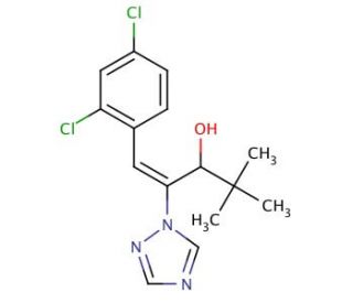 Diniconazole (CAS 83657-24-3) - chemical structure image