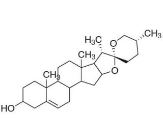 Diosgenin (CAS 512-04-9) - chemical structure image