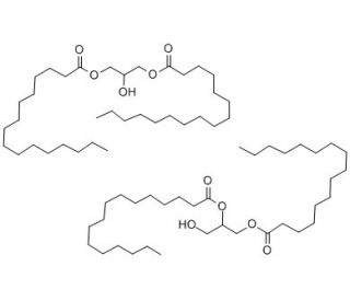Dipalmitin (CAS 26657-95-4) - chemical structure image