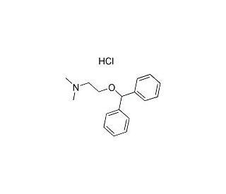 Diphenhydramine hydrochloride (CAS 147-24-0) - chemical structure image