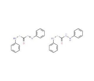 Diphenycarbazone compound with 1,5 dipenylcarbohydrazide - chemical structure image
