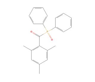 Diphenyl(2,4,6-trimethylbenzoyl)phosphine Oxide (CAS 75980-60-8) - chemical structure image