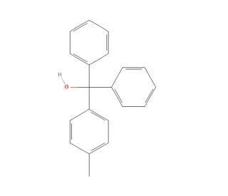 Diphenyl(p-tolyl)methanol (CAS 5440-76-6) - chemical structure image