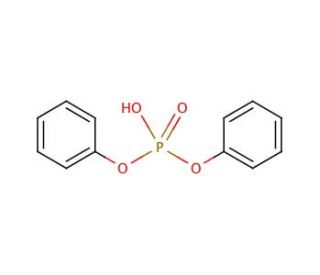 Diphenyl phosphate (CAS 838-85-7) - chemical structure image