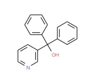 Diphenyl-pyridin-3-yl-methanol (CAS 19490-91-6) - chemical structure image