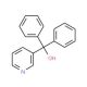 Diphenyl-pyridin-3-yl-methanol (CAS 19490-91-6) - chemical structure image